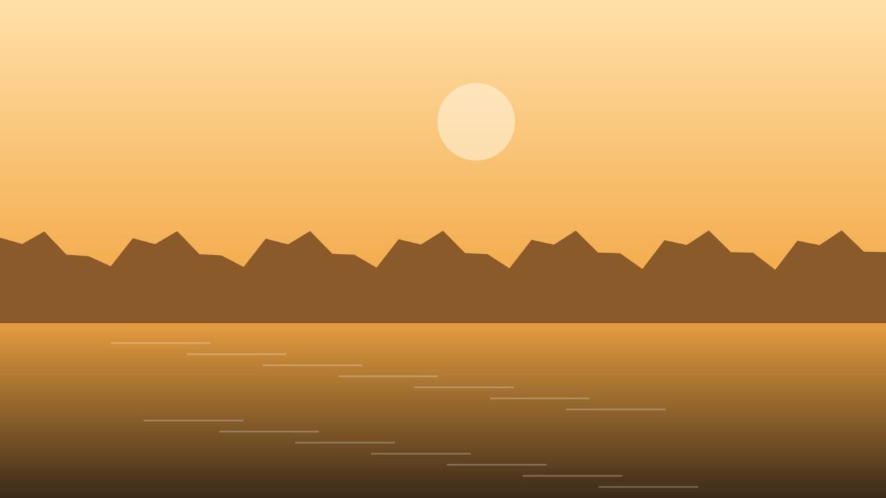 Ilustração de paisagem amazônica (exemplo)